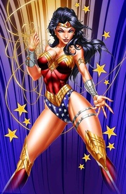 Daughters of Eden #1 - Wonder Woman Blue Virgin Metal Exclusive