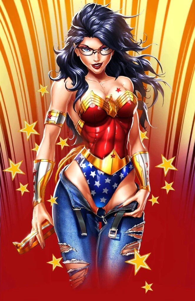 Daughters of Eden #1 - Wonder Woman Golden Virgin Exclusive