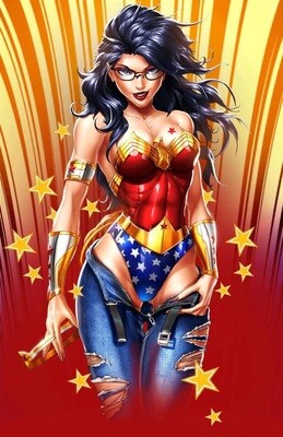 Daughters of Eden #1 - Wonder Woman Golden Virgin Metal Exclusive