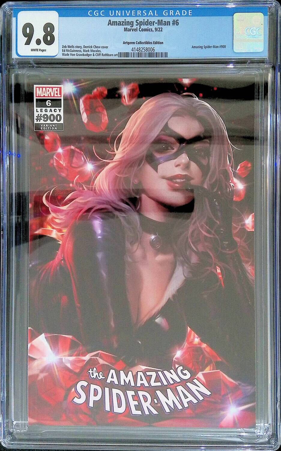 Amazing Spider-Man #6 - Black Cat Exclusive - CGC 9.8