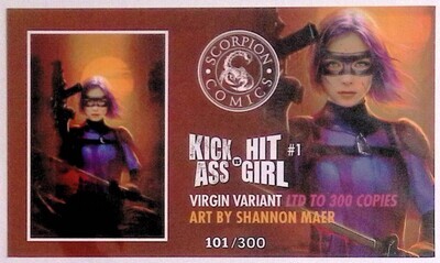 Kick-Ass vs Hit-Girl #1 - Scorpion Comics Virgin Variant