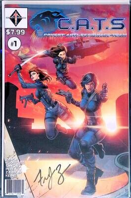 C.A.T.s - Covert Anti-Espionage Team Graphic Novel - Kickstarter Variant - Signed