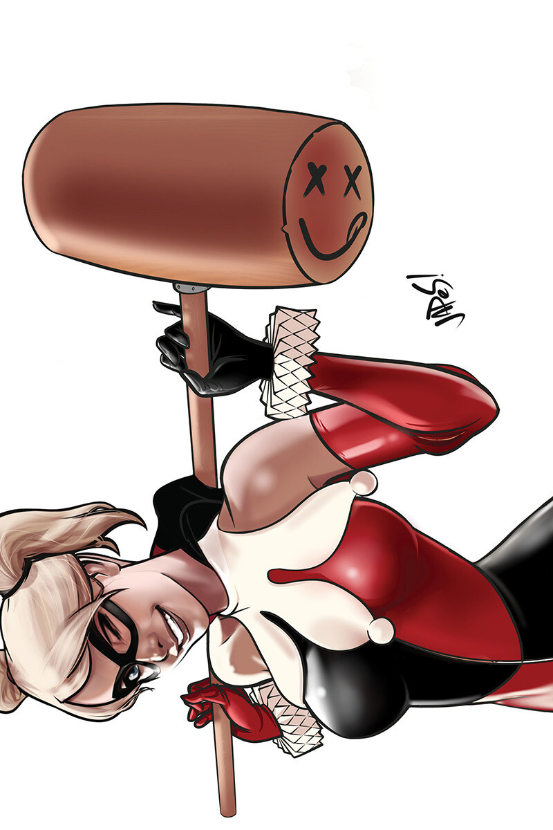 Harley Quinn Classic Cosplay - Mad Love Comics Virgin Metal Exclusive