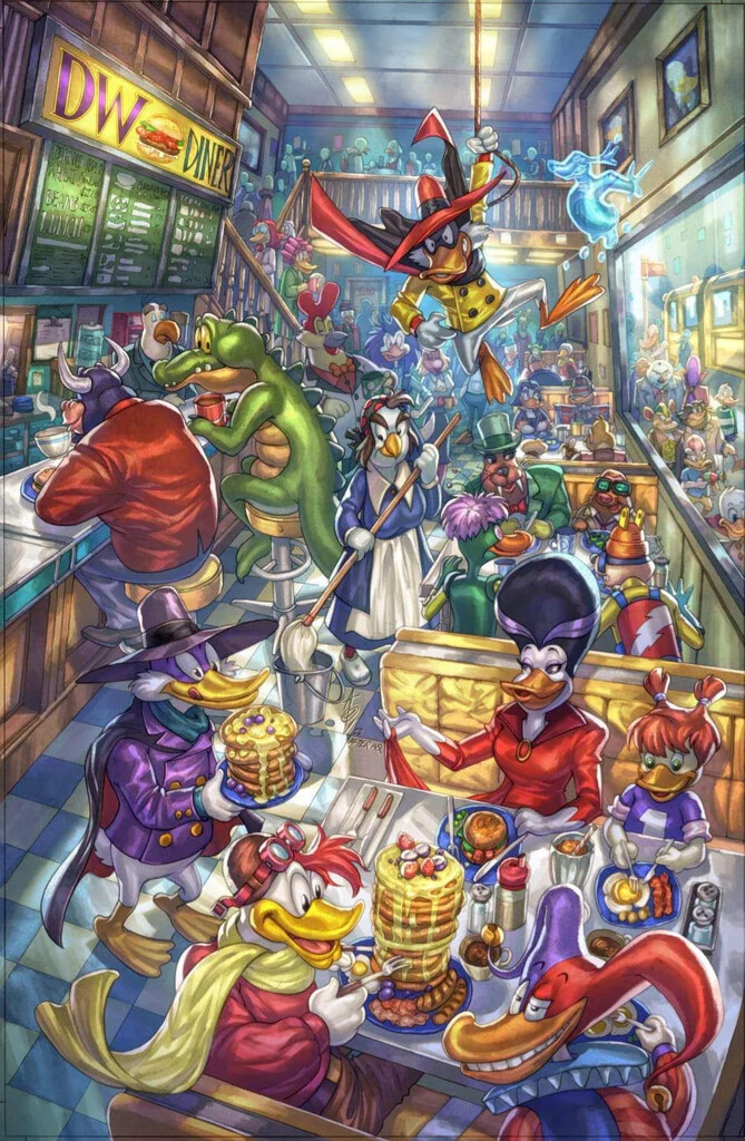 Darkwing Duck #1 - Marvels Homage Virgin Variant
