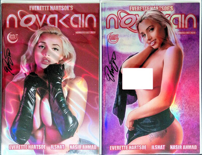 Everette Hartsoe&#39;s Sci-Fi Bad Girl Nova Kain #0 - Kickstarter Foil Variants (Signed)