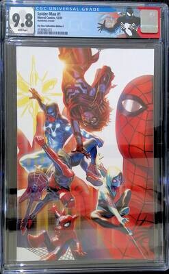 Spider-Man #1 - Big Time Collectibles Connecting Cover Exclusive - CGC 9.8