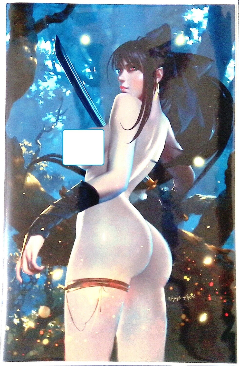 Samurai of Oz #4 - Topless Forbidden Nude Twilight Virgin Kickstarter Exclusive