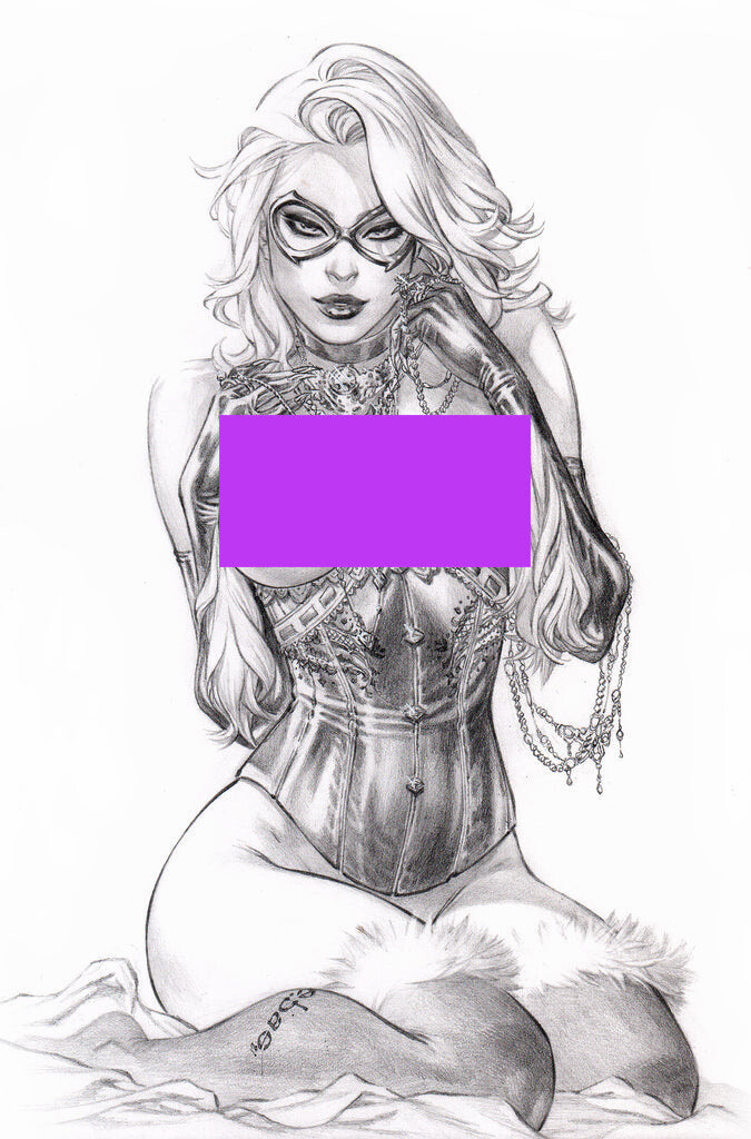 Power Hour #2 - EBAS - Black Cat Cosplay “Catplay” - Virgin Naughty Sketch Exclusive