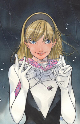 Edge of Spider-Verse #1 - Peach Momoko - Spider-Gwen Virgin Exclusive - CGC 9.8