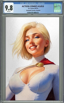 Action Comics #1053 - Will Jack - Power Girl Close-Up Virgin Foil Exclusive - CGC 9.8 (Pre-Order)