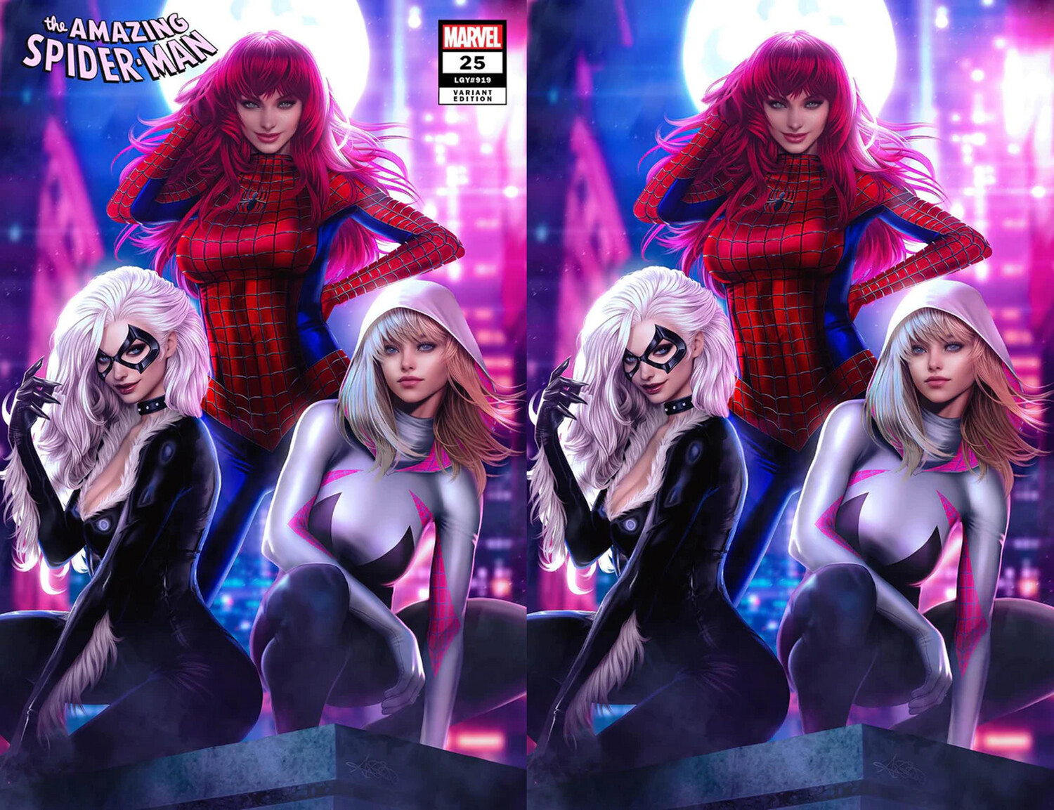 Amazing Spider-Man #25 - Ariel Diaz - Sexy Trio Virgin Exclusive