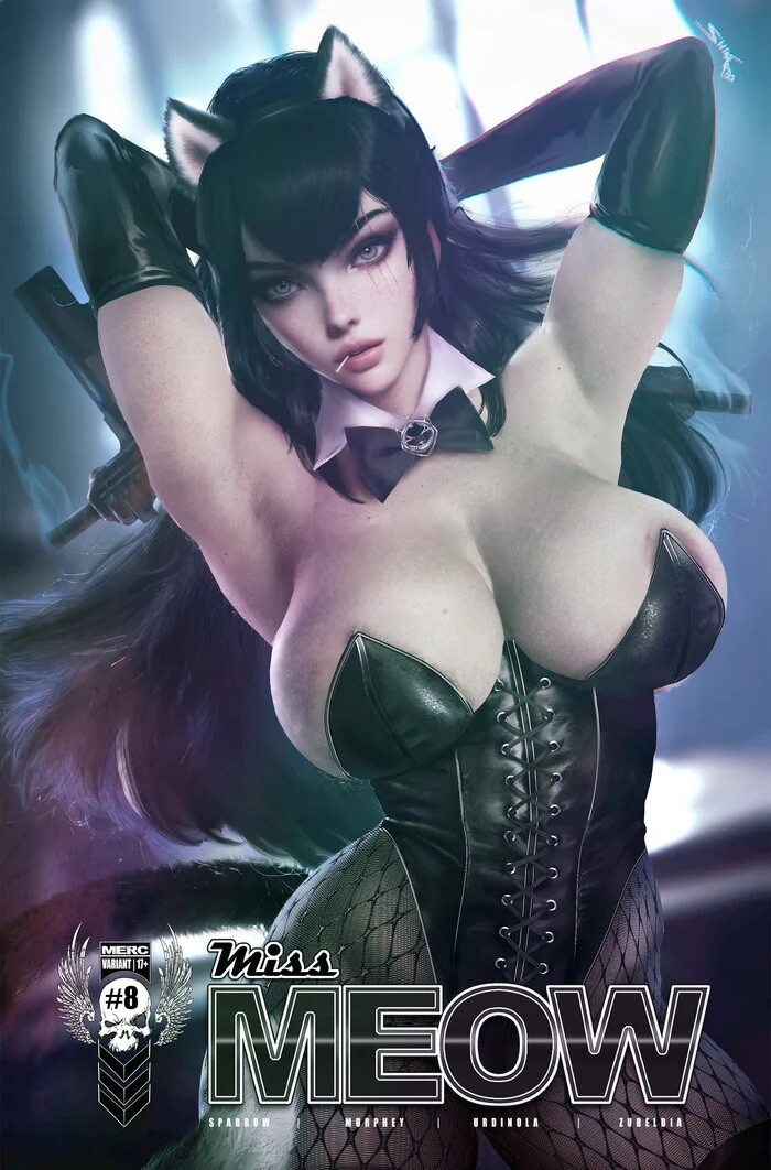 Miss Meow #8 - Shikarii - High Roller Foil Exclusives, Variants: Nice