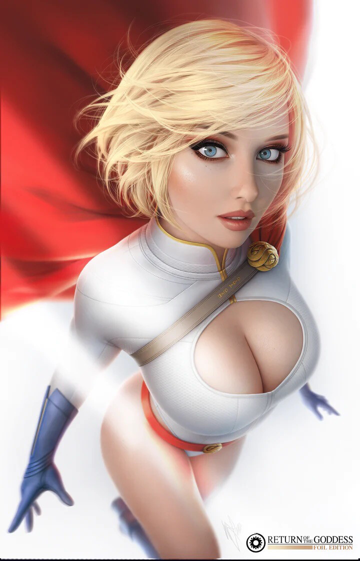 Action Comics #1051 - Warren Louw - Power Girl Virgin Foil Exclusive (Pre-Order)