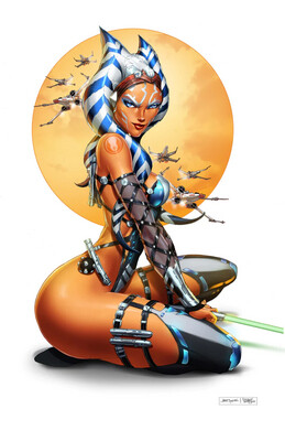 White Widow #1 - May the 4th - Ahsoka Rebel Cosplay Virgin Comic Exclusive