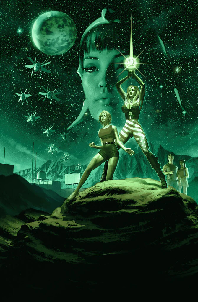Patriotika #1 - “In the Stars” Glow-in-the-Dark Virgin Metal