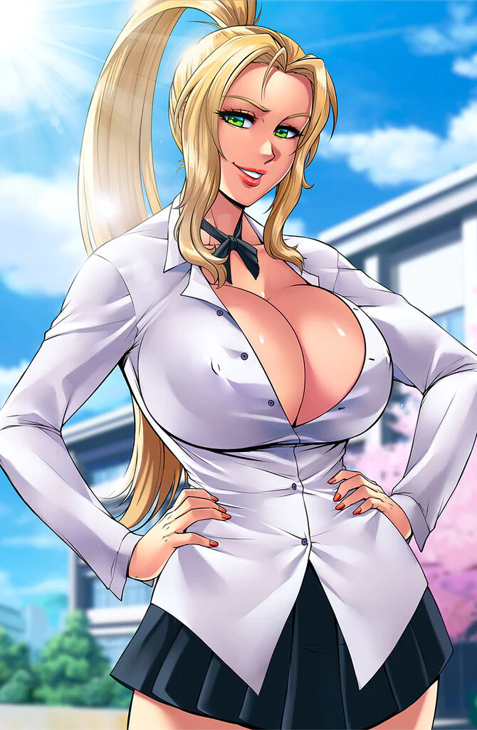 Valkyrie Saviors Key of Storms - School Girls Larissa Virgin Holofoil