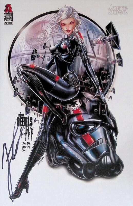 White Widow #2 - Rebel Pilot Cosplay Trade Signed Exclusive