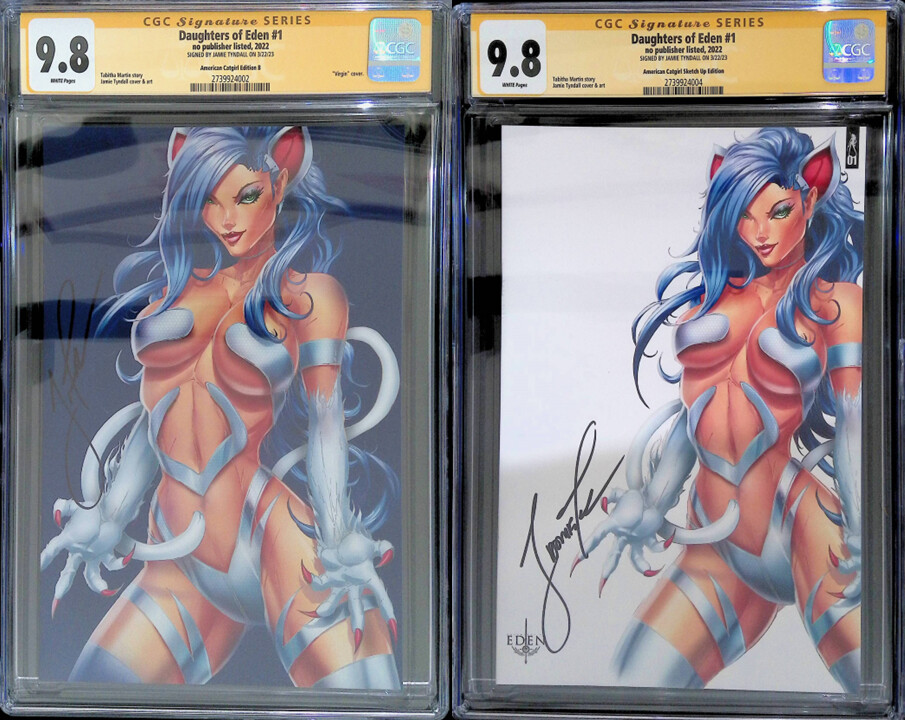 Daughter&#39;s of Eden #1 - American Catgirl Exclusives - CGC Signature Series