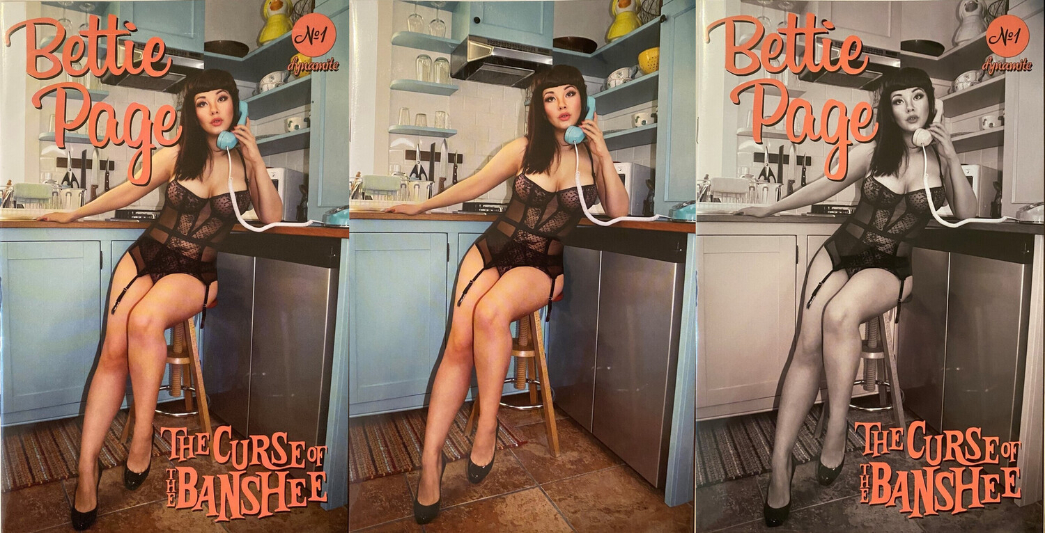 Bettie Page &amp; the Curse of the Banshee #1 - Ani-Mia Housewife Cosplay Exclusives