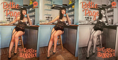 Bettie Page &amp; the Curse of the Banshee #1 - Ani-Mia Housewife Cosplay Exclusives