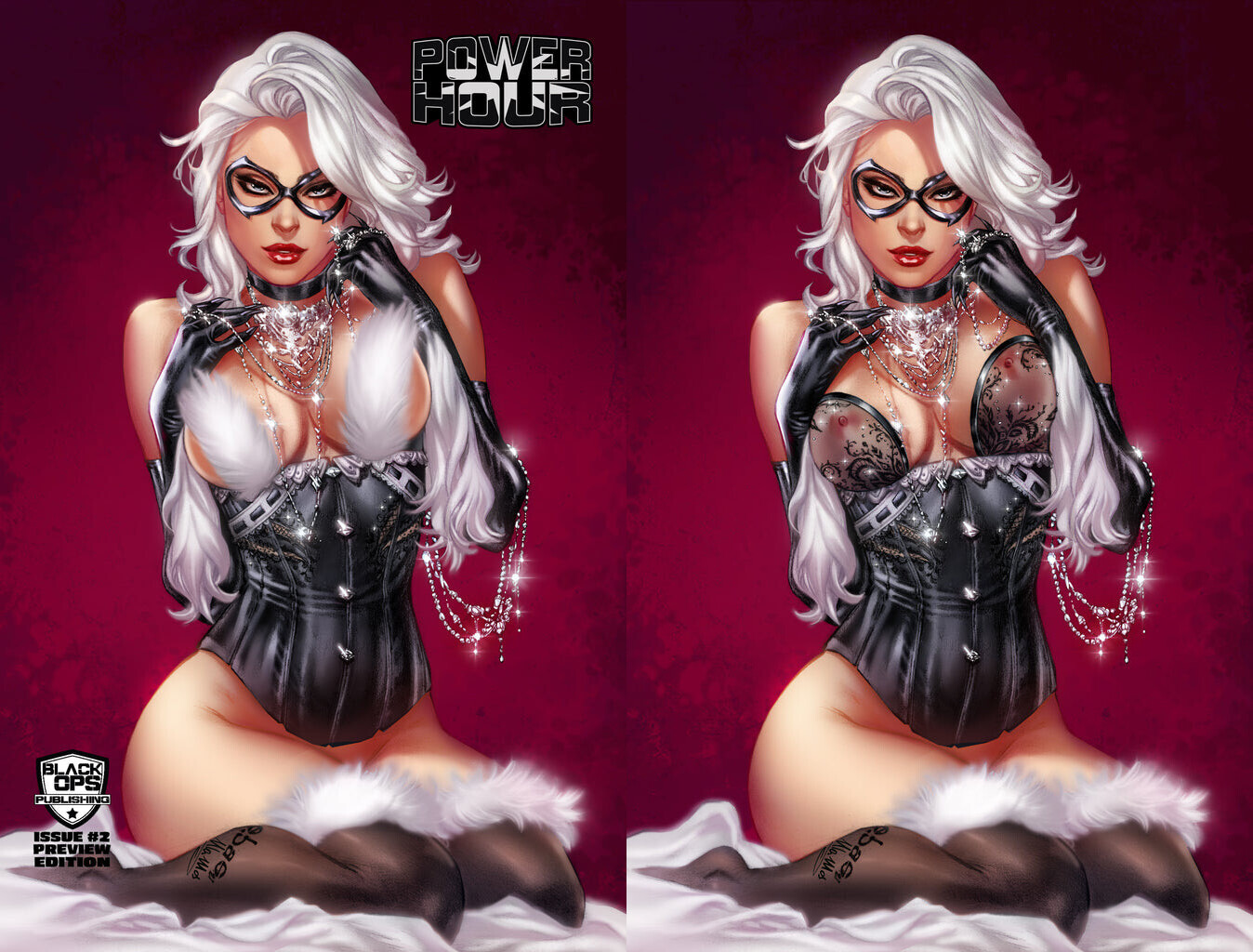 Power Hour #2 - EBAS - Black Cat “Catplay” Cosplay - Foil Exclusives