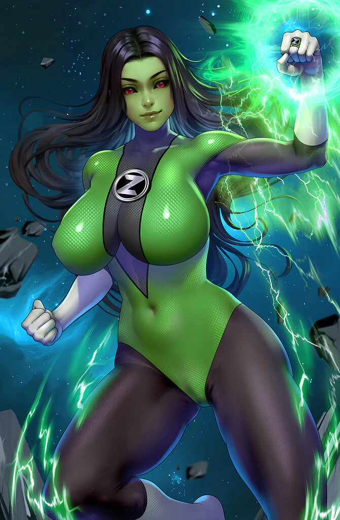 Samurai of Oz #4 - Blade of Will - Green Lantern Cosplay Virgin Foil Exclusive