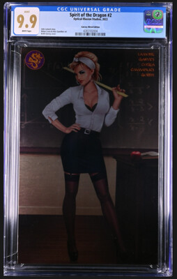 Spirit of the Dragon #2 - Garvey Sexy Teacher Metal Exclusive - CGC 9.9