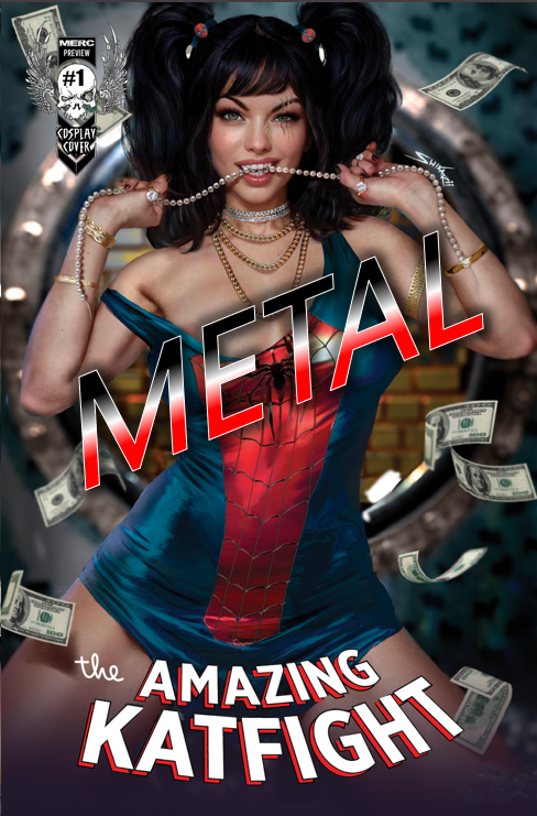 Katfight #1 Preview - Shikarii - J. Scott Campbell Homage - Metal Trade Exclusive
