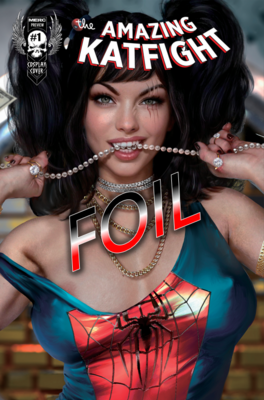 !Katfight #1 Preview - Shikarii - J. Scott Campbell Homage - Foil Trade Up-Close Exclusive