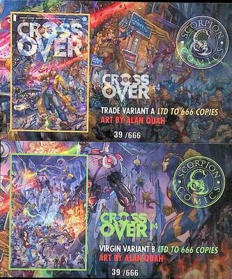 Crossover #4 -Scorpion Comics - Alan Quah Connecting Cover Variant Set