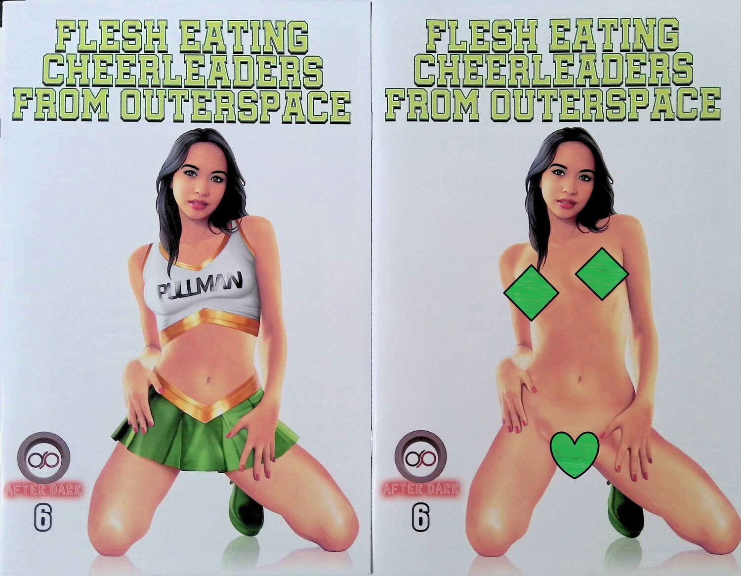 Flesh Eating Cheerleaders from Outer Space #6 - Posing Kickstarter Exclusives