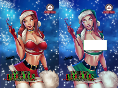 Flesh Eating Cheerleaders from Outer Space Holiday Special - Candy Cane Kickstarter Exclusives