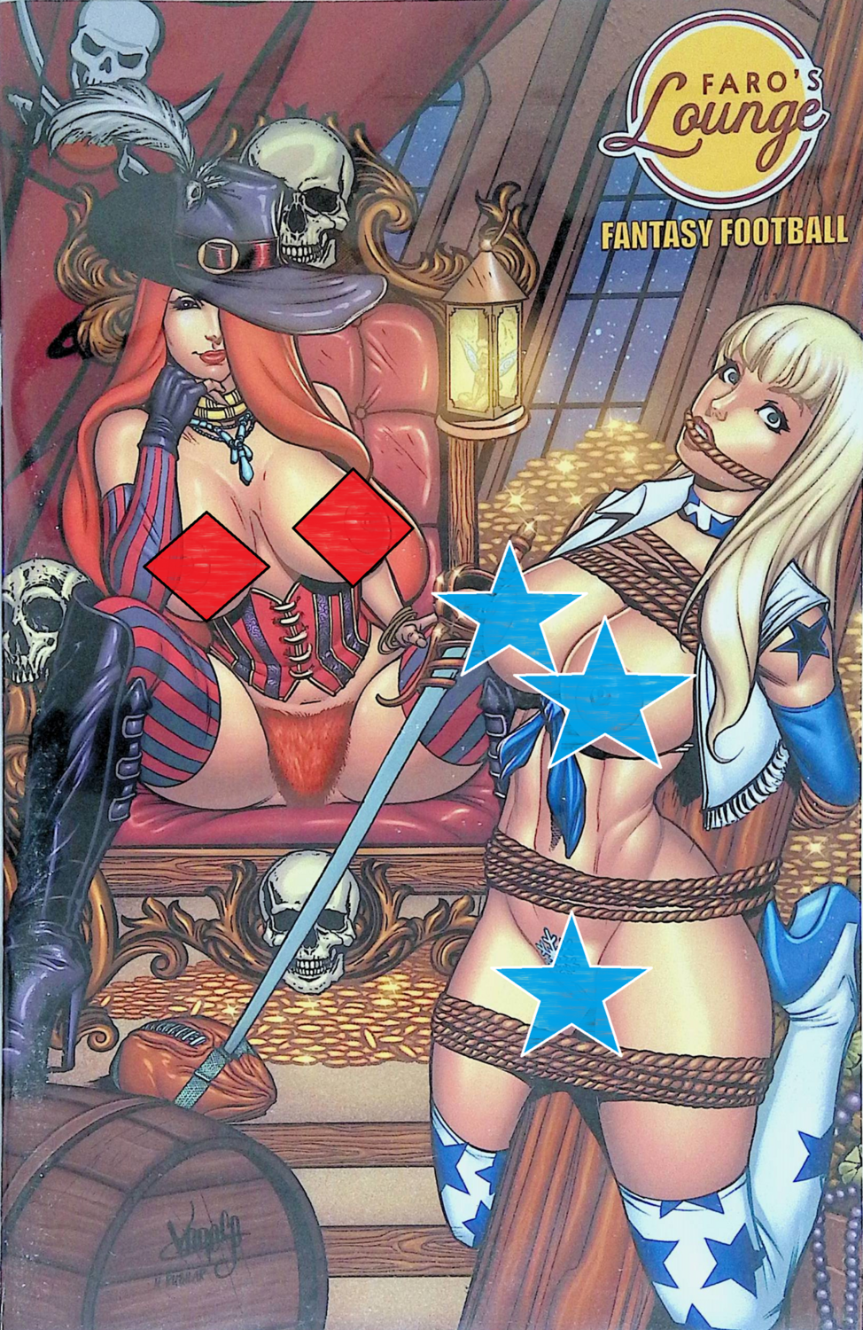 Faro&#39;s Lounge: Fantasy Football - Buccaneers vs Cowboys - Nude Exclusive