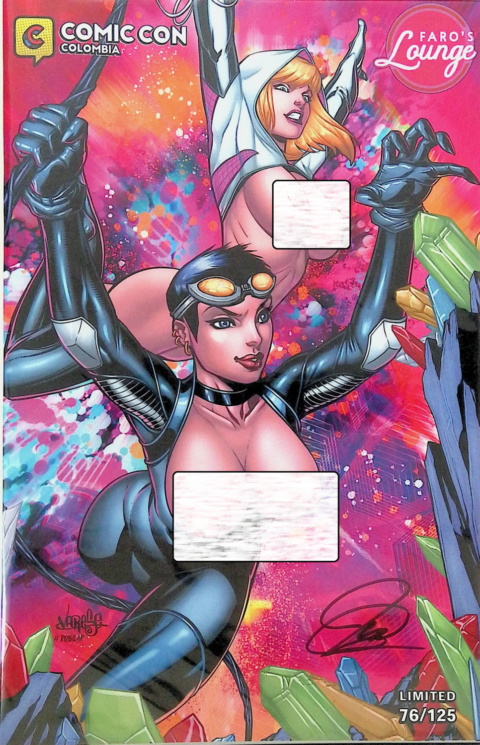 Faro&#39;s Lounge: Columbia Comic Con Catwoman &amp; Spider Gwen Naughty Exclusive (Signed)