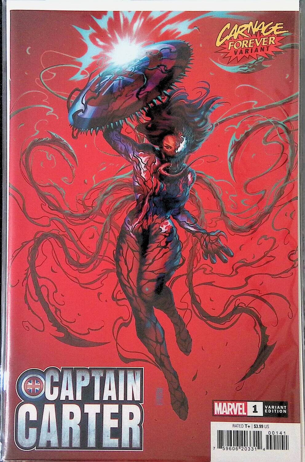 Captain Carter #1 - Jen Bartel Carnage Forever Variant