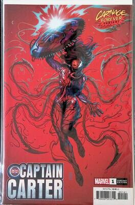 Captain Carter #1 - Jen Bartel Carnage Forever Variant