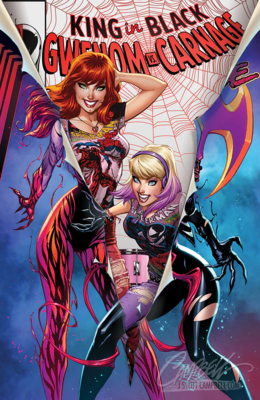 King In Black: Gwenom Vs Carnage #2 - J, Scott Campbell - Ripped Away Variant