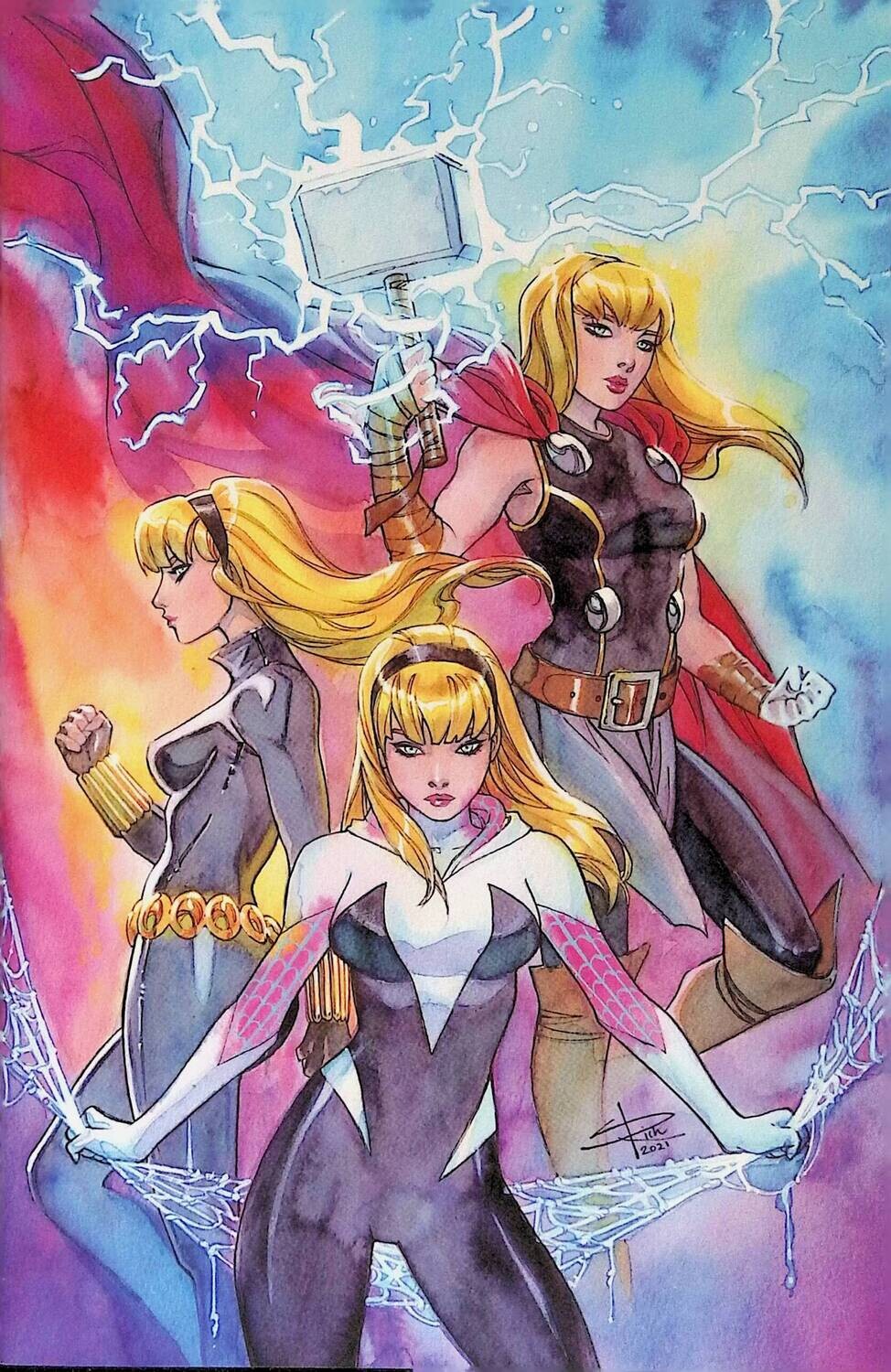 Spider-Gwen: Gwenverse #1 - Sabine Rich - Virgin Exclusive