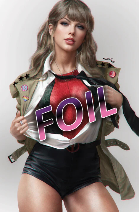 Taylor Swift Female Force #1 - Shikarii - Revealing Hero - Virgin Foil Exclusive