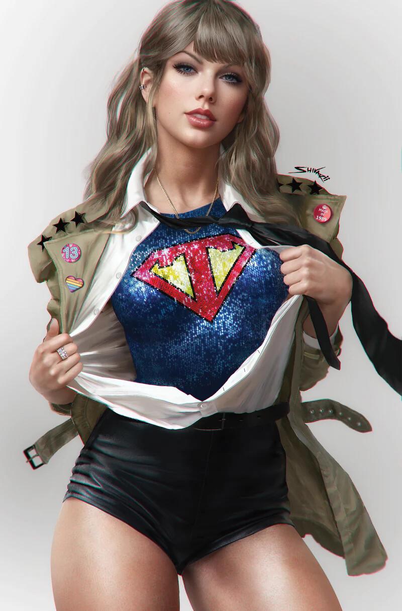 Taylor Swift Female Force #1 - Shikarii - Revealing Super Hero - Virgin CE Exclusive