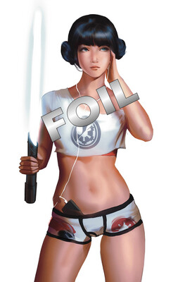 !Cherry Fox Comics Exclusive - Con Artists #4 - Jedi Girl Virgin Cosplay Holofoil