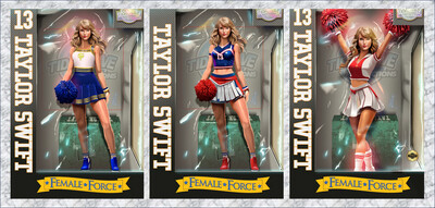 Taylor Swift Female Force #1 - Martinena - Cheerleader Action Figure Covers - Foil Exclusives