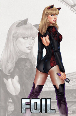 ! Taylor Swift Female Force #2 - Chatzoudis - Cat Costume Part Deux - Virgin Foil Exclusive (Pre-Sale)