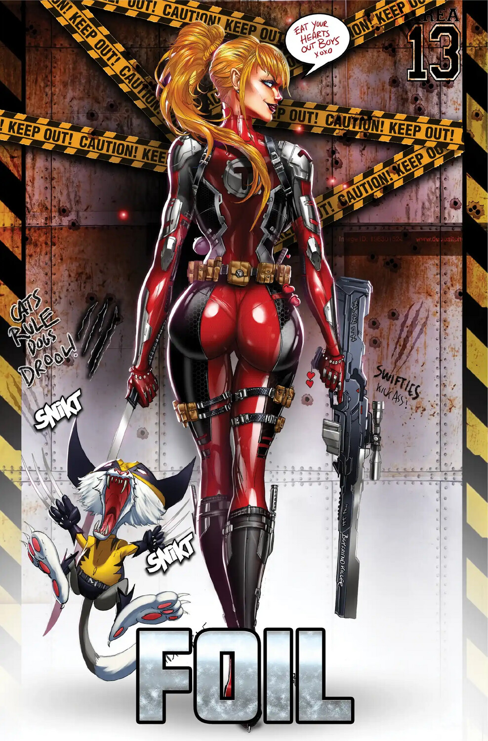 Taylor Swift Female Force #2 - Tyndall - TaylorPool + Wolverine - Virgin Foil Exclusive