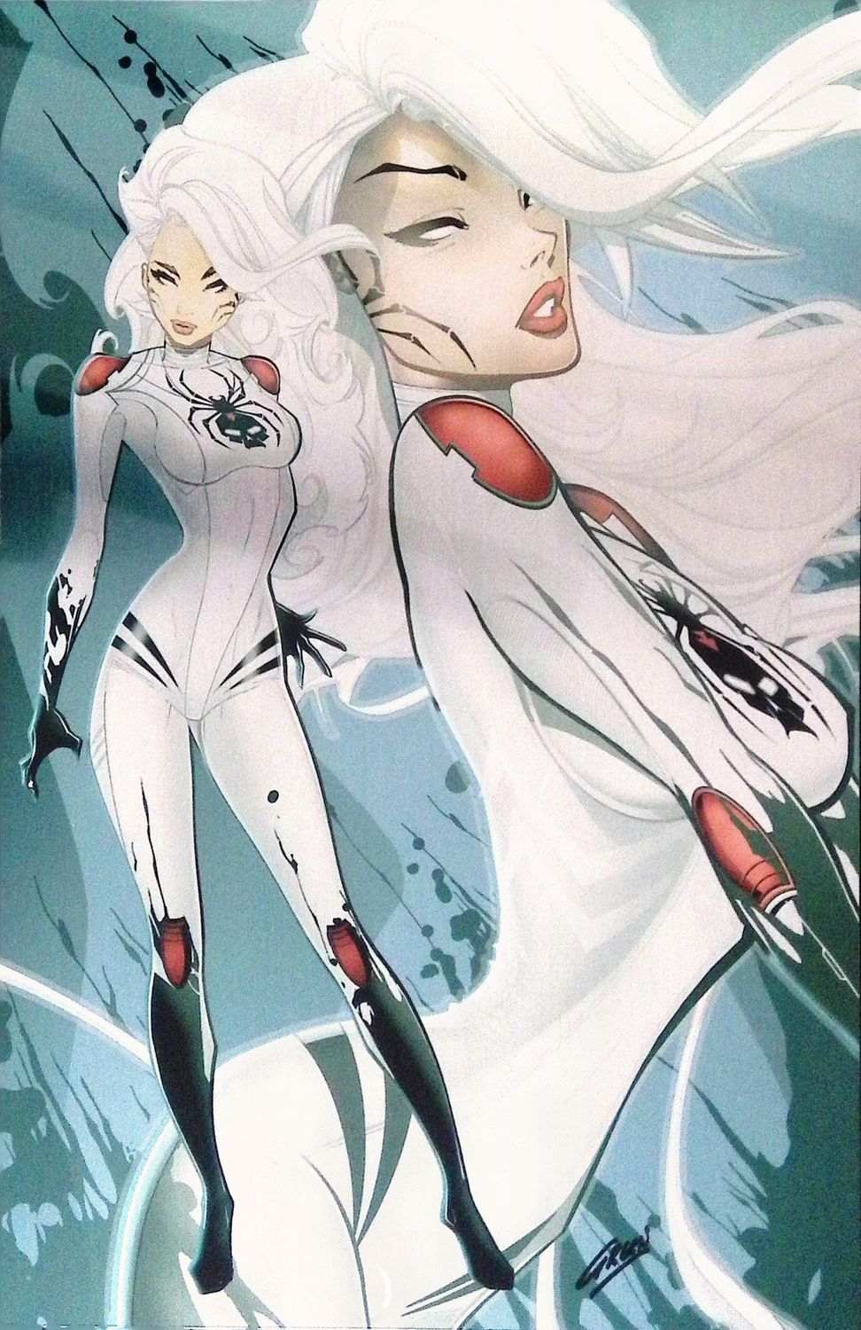 White Widow #7 - Green - Swept Away Virgin Metal Exclusive