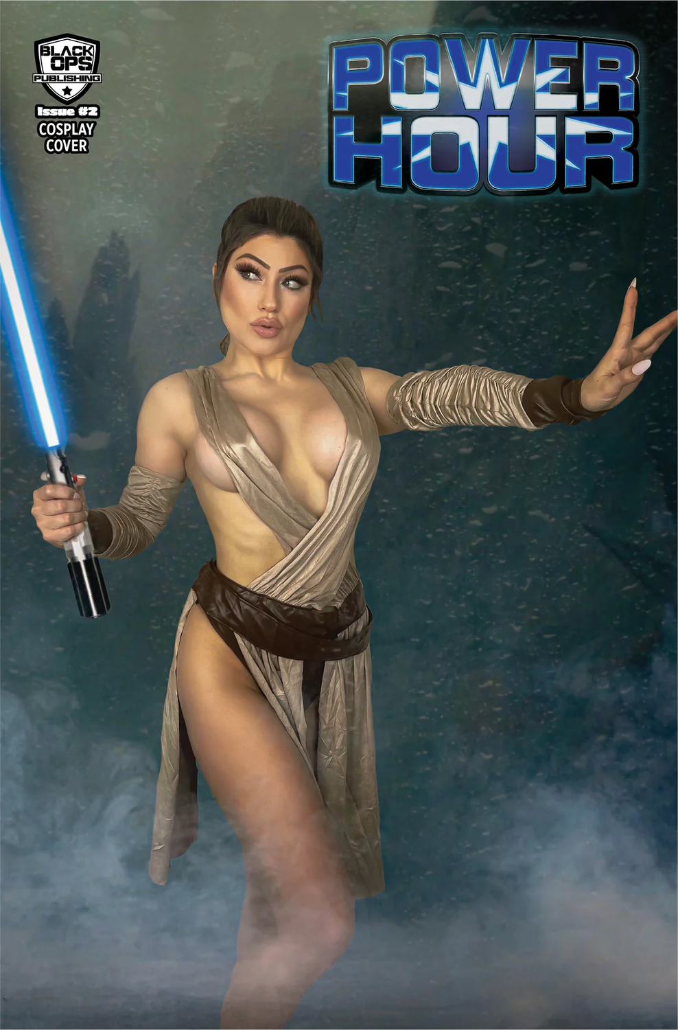 Power Hour #2 - Faces by Rachie - Blue Sword Rey Cosplay Exclusive