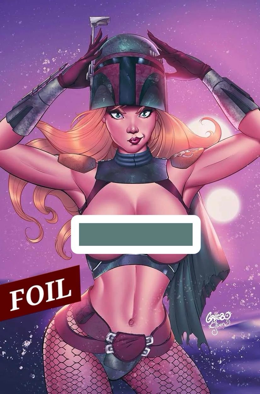 Barbie Fett - Gregbo Watson Sketchbook Collection Virgin Naughty Foil Exclusive