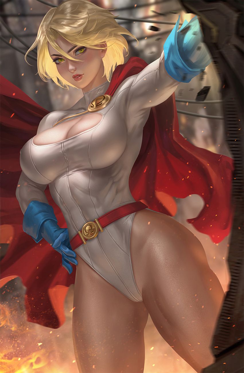 Patriotika Cosplaying Collection #2 - Power Girl Cosplay - Virgin Ultra Rare Exclusive