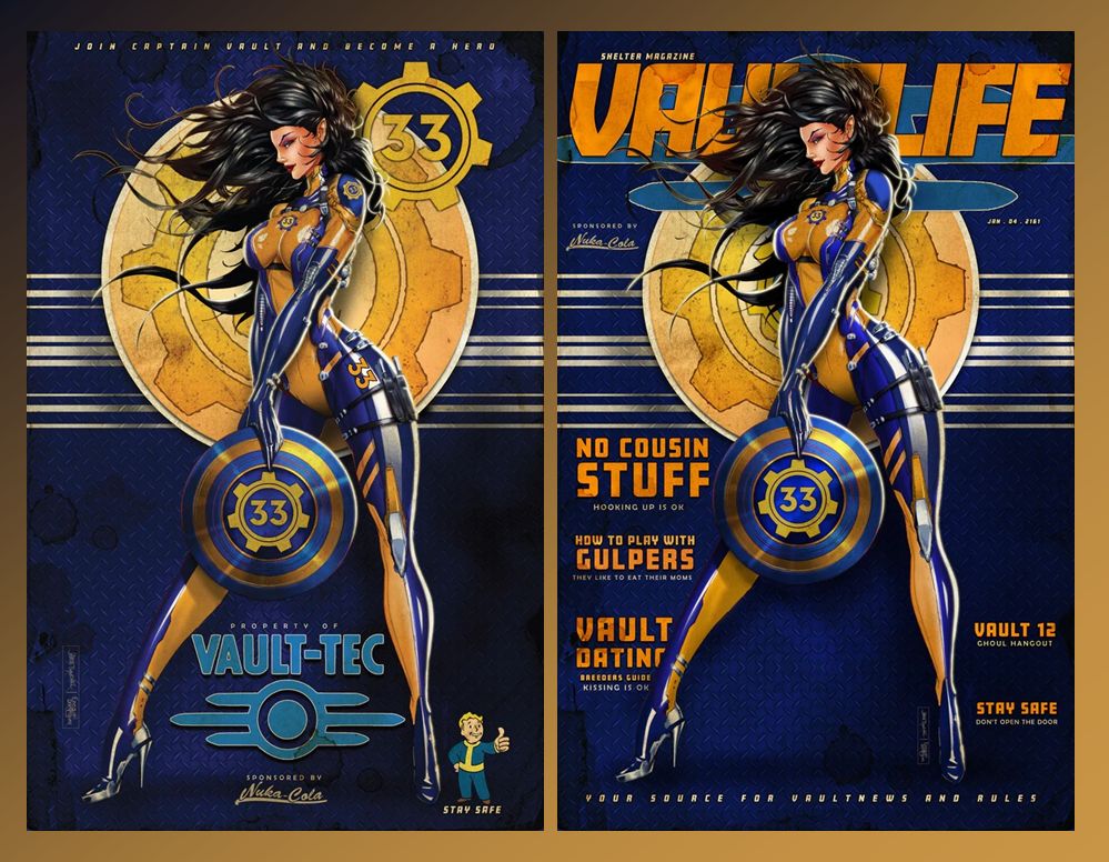 White Widow #5 - Tyndall - Fallout Lucy Captain America Cosplay Exclusives