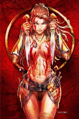 Born of Blood #1 - Tyndall - Blood - Kickstarter Virgin Metal Exclusive